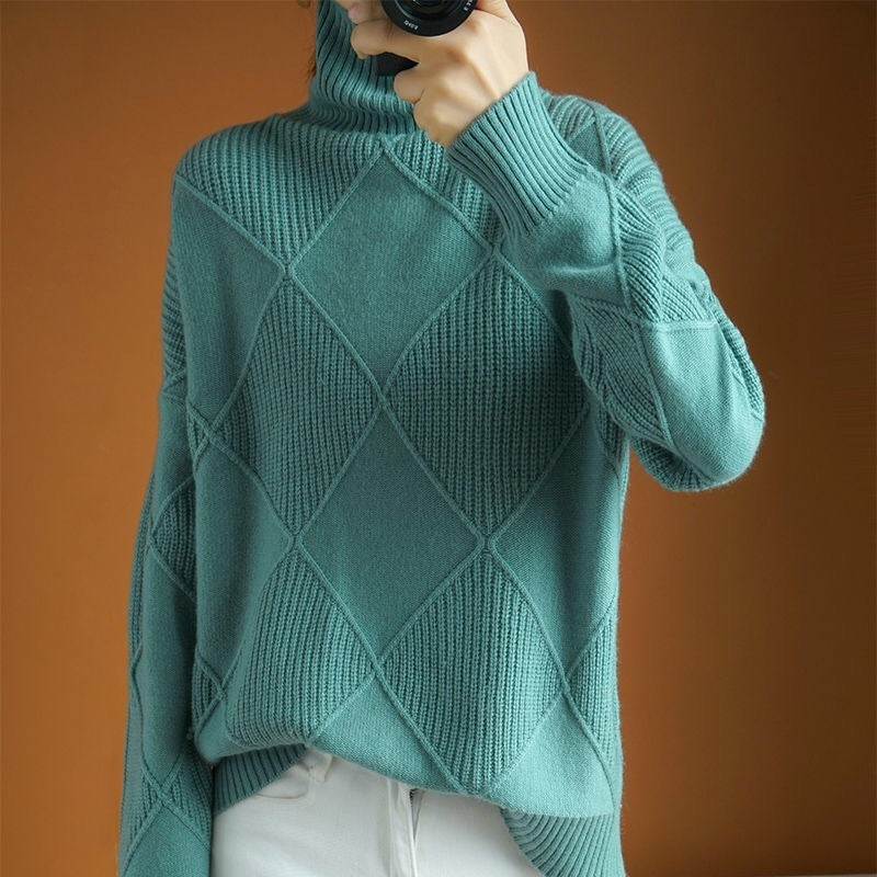 Camille | Pull en Maille à Manches Longues pour un Automne-Hiver Élégant et Confortable lunnav