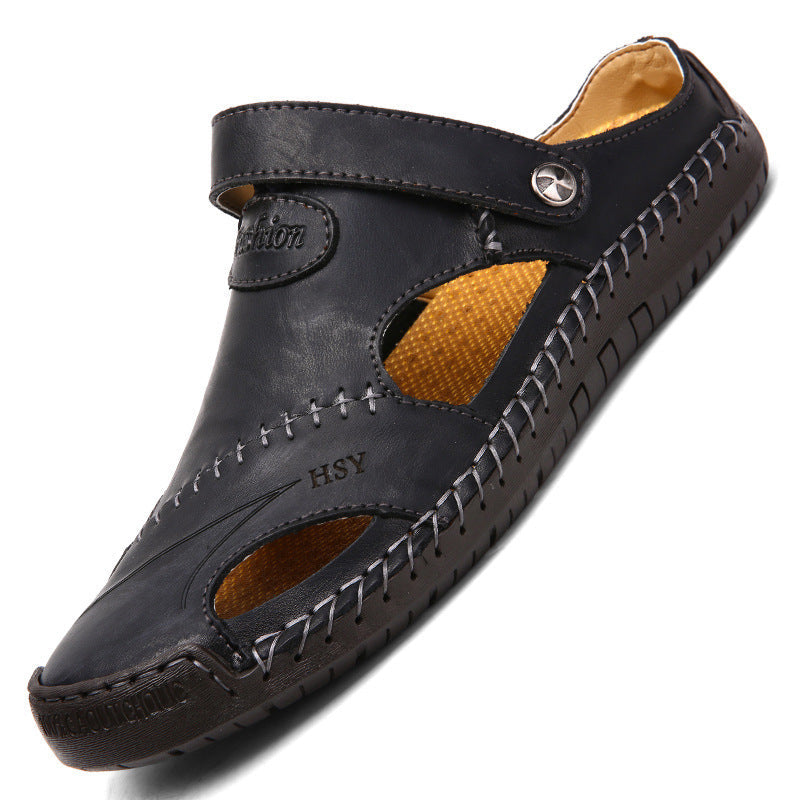 HSY™ | Sandales homme orthopédiques faites à la main : confort et maintien exceptionnel