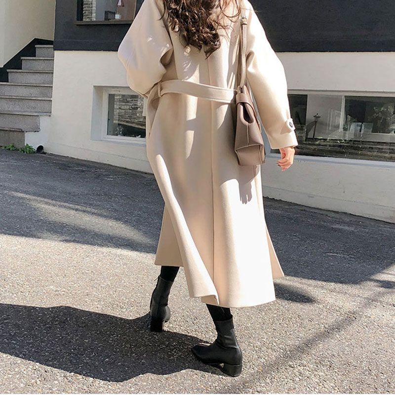 Sophie | Manteau Long en Laine Coupe Ample pour une Élégance Automnale Féminine lunnav