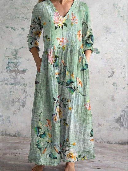 Camille™ | Robe Femme Élégante & Confort Naturel pour l'Été