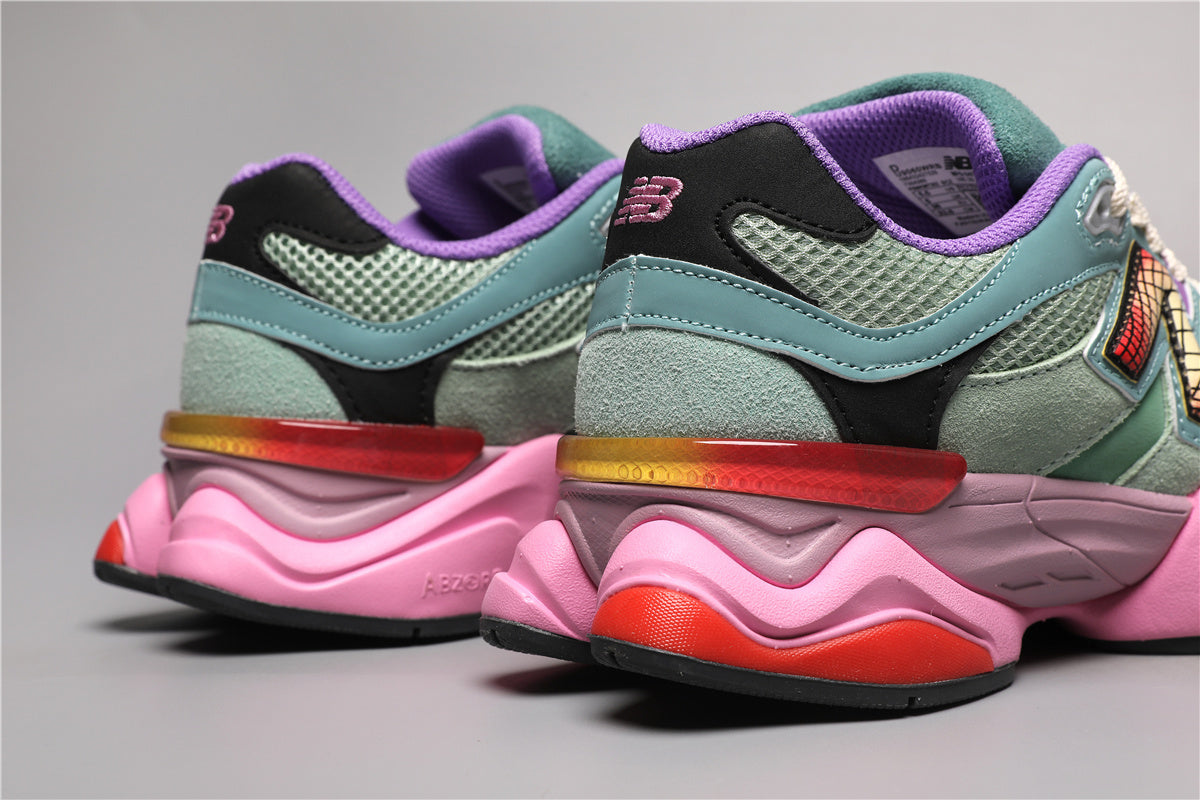 NB 9060 Green Pink
