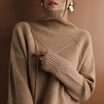 Camille | Pull en Maille à Manches Longues pour un Automne-Hiver Élégant et Confortable lunnav