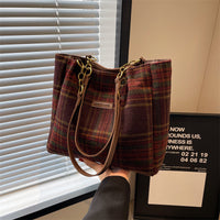 Plaid Marron