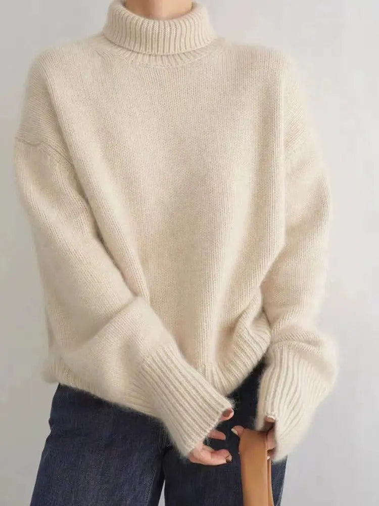 Éloïse | Pull Oversize en Cachemire pour un Luxe Décontracté lunnav