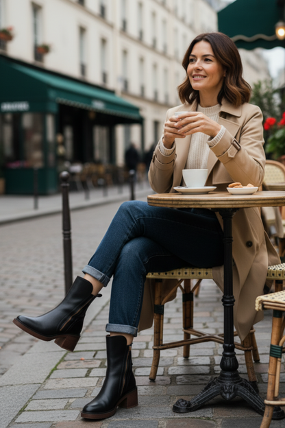 Bottines Élisa™ – Élégance et Confort Inégalé